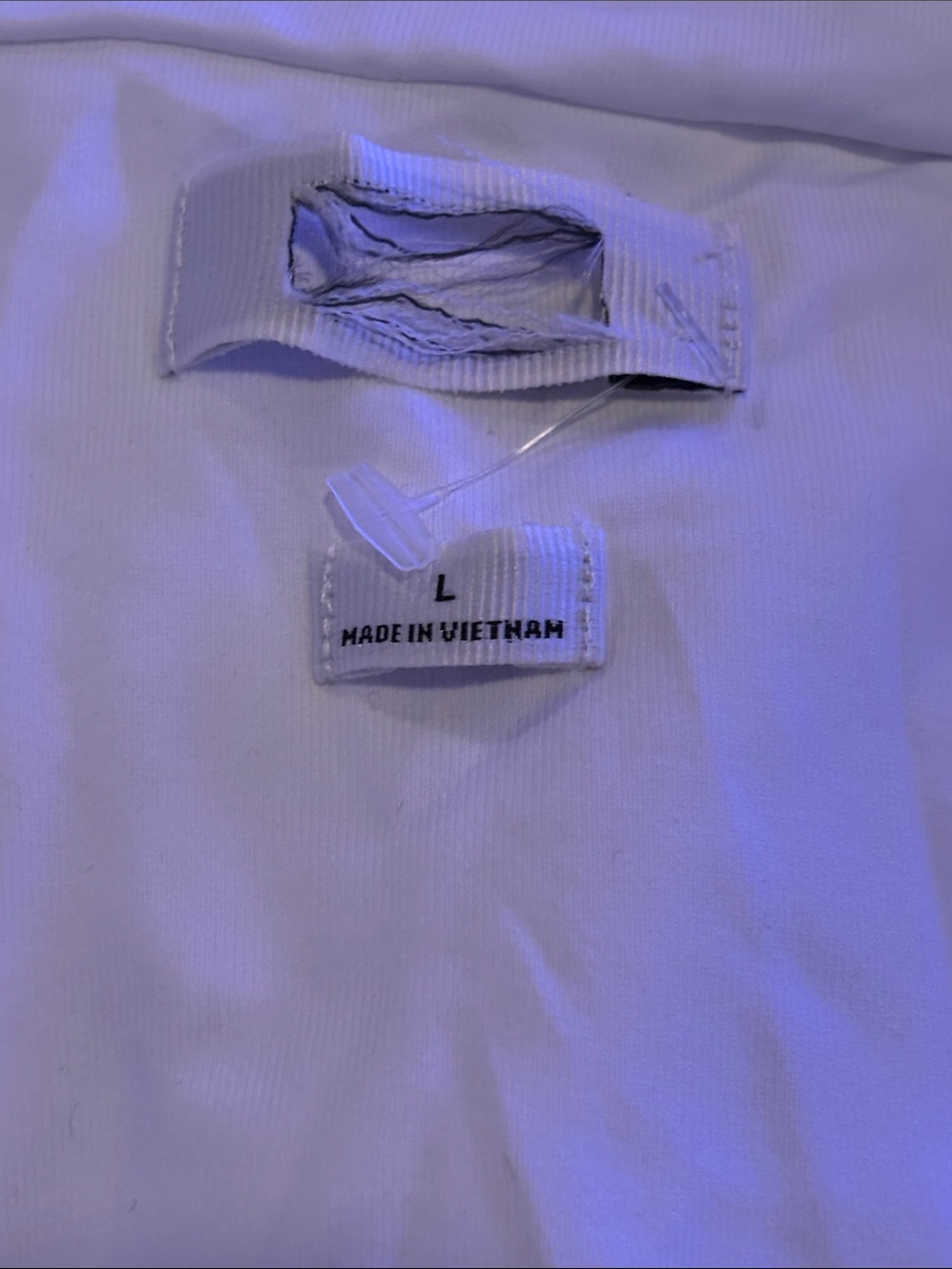 Aritzia Contour Flourish White Tank Top, new without tags - Picture 6 of 8